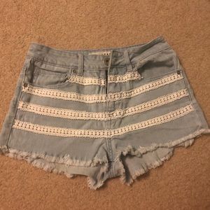 PacSun high wasted light was shorts
